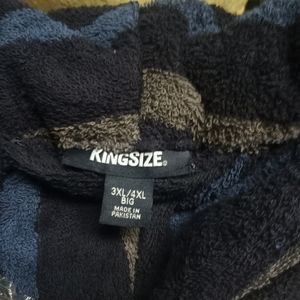 Men's plus size terrytowel robed